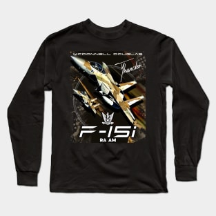 F15 IAF Israeli Air Force Fighter Jet Long Sleeve T-Shirt